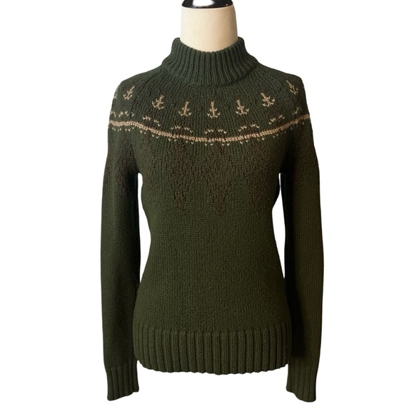 Tentree Women’s Deep Green Knitted Sweater - Picture 12 of 15